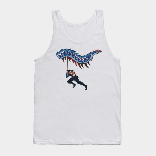 Soldier 76 Dragon Dance Tank Top by Genessis